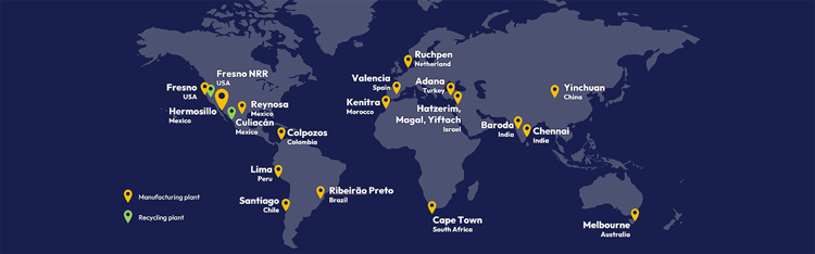 Banner Operaciones globales de Netafim: de la escala global al impacto en el campo